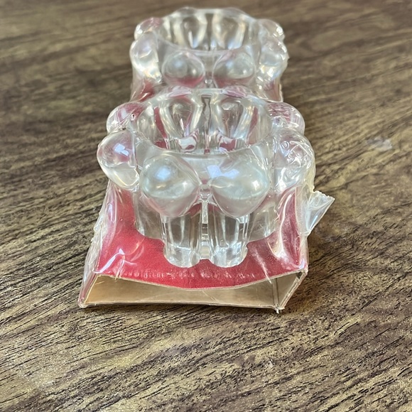 Anchor Hocking Nova Vintage Fine Glassware Tri-Size Candle Holders Original Box - Picture 7 of 13